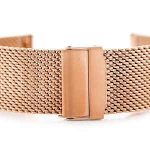 Bransoleta Pacific M8 - siatka HQ - rosegold 24mm