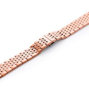 Bransoleta Pacific Model 4 - różowozłota 22mm