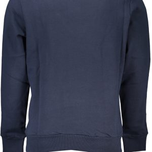 NIEBIESKA BLUZA MĘSKA BEZ ZAMEKÓW LA MARTINA