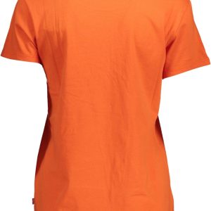 T-SHIRT LEVI'S Z KRÓTKIM RĘKAWEM DAMSKI POMARAŃCZOWY