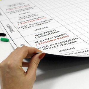Mata magnetyczna magnes suchościeralny z twoim nadrukiem
