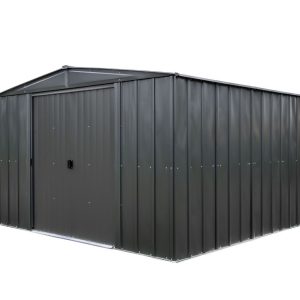 Spacemaker Metalowa szopa na narzędzia 1010 Szary 297 x 313 x 198 cm