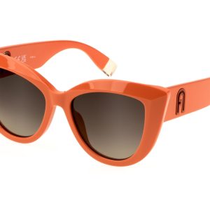 Okulary FURLA SFU711-530AFM. Okulary przeciwsłoneczne, Kolor pomarańczowy. Kobieta.