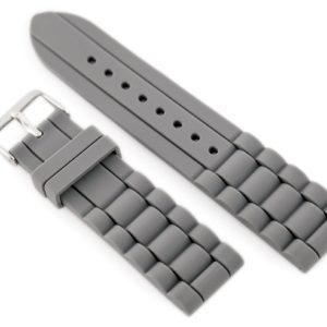 Pasek gumowy do zegarka 904T - karbowany - 20mm