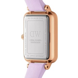 ZEGAREK DAMSKI DANIEL WELLINGTON Quadro Lavender Mop 20mm DW00100637 + BOX (zw521b)