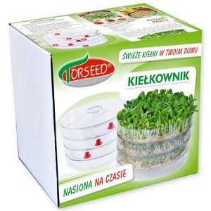 Kiełkownica 3 szalki na kiełki - TORSEED