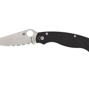 Spyderco MILITARY 2 G-10 BLACK COMBO C36GPS2