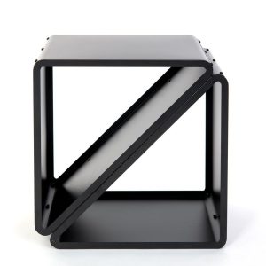 Westmann Stalowy stojak na drewno opałowe Czarny 57x36x56cm