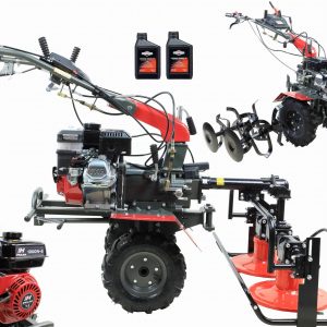 Ciągnik jednoosiowy HOLIDA WM1000N-6 7.0KM - Zestaw z kosiarką talerzową