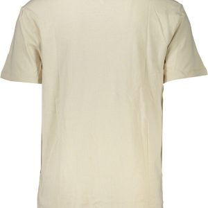 T-SHIRT MĘSKI Z KRÓTKIM RĘKAWEM TOMMY HILFIGER BEŻOWY