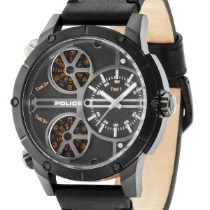 Zegarek POLICE R1451274001. Kwarcowy, Kolor czarny. Mężczyzna.