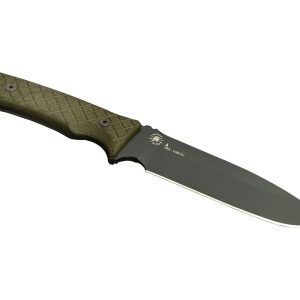 Spartan Blades DAMYSUS SBSL003BKGR Black Blade Green Micarta