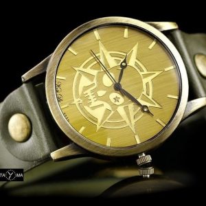 ZEGAREK DAMSKI TAYMA - RETRO PUNK 32 - oliwka (zx594c)