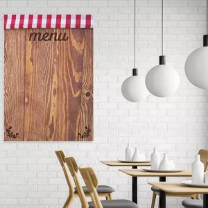 Tablica magnetyczna kredowa menu 28