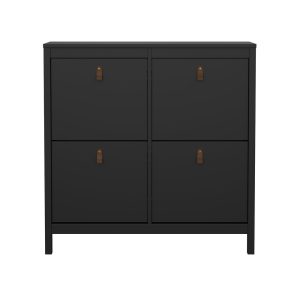 Szafka na buty czarna mat 102 cm Madrid