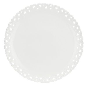 LA PORCELLANA BIANCA VALENTINO Zdobiony talerz do ciasta 34 cm
