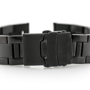 Bransoleta Pacific M1 - Solid Steel - czarna 20mm