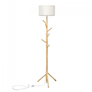 Lampa stojąca podłogowa Wieszak 2w1 185cm