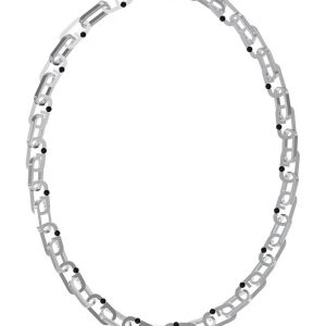 Biżuteria GUESS JUMN02124JWST. Naszyjnik, Kolor szary. Mężczyzna.