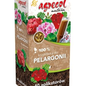 Nawóz do pelargonii kroplówka 100% nawóz organiczny 40 x 35 ml - Agrecol
