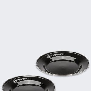 Petromax Talerze emaliowane 26 cm, czarne, 2 szt. (PX-TALERZ-26-S)