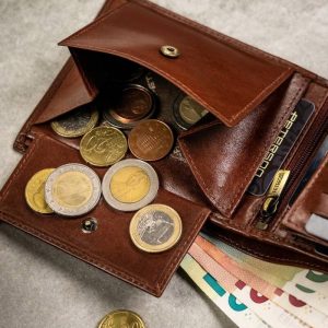 Zestaw prezentowy: elegancki skórzany portfel, etui na karty i brelok - Peterson