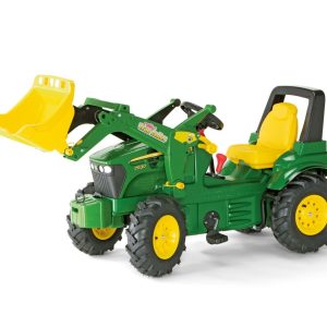Rolly Toys 710126 Traktor Rolly Farmtrac John Deere z łyżką i pompowanymi kołami