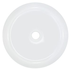 Umywalka nablatowa Maja, 36,5 cm, biały połysk