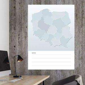 Suchościeralna mapa polski tablica 192