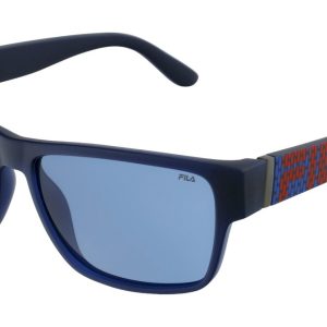 Okulary FILA SFI006-57U43P. Okulary przeciwsłoneczne, Kolor niebieski. Mężczyzna.