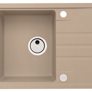 Alveus Intermezzo 30 beż 55 (62x48) z syfonem manualnym