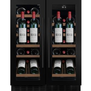 MQuvee WE2D60S Stal WineCave 60D2 Antracytowa czerń