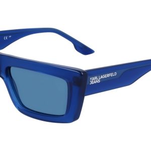 Okulary KARL LAGERFELD KLJ6147S56154. Okulary przeciwsłoneczne, Kolor niebieski. Unisex.