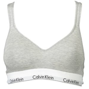 CALVIN KLEIN BIUSTONOSZ BALKONETKA DAMSKI SZARY