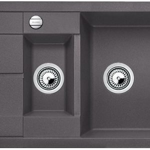 BLANCO METRA 6 S Compact Silgranit szarość skały odwracalny, korek auto. Użyj kodu 23BLA06 i płać mniej