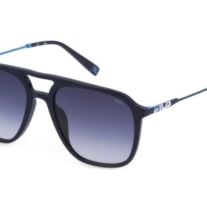 Okulary FILA SFI215-560821. Okulary przeciwsłoneczne, Kolor niebieski. Mężczyzna.