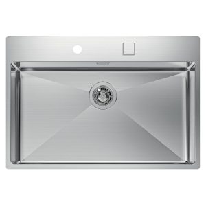 Foster 1737050 QUADRA R12 Komora 74x52 FM na równi z blatem Stal + Ruszt