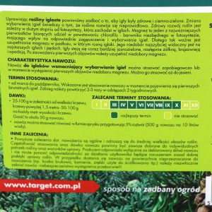 Nawóz Do Iglaków – Wzmacniający Wybarwienie Igieł – 4 kg Target