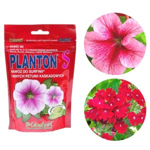 Planton S nawóz do surfinii, petunii kaskadowych, werben 200g - Plantpol Zaborze