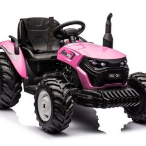 Traktor Na Akumulator HC-306 Różowy 24V