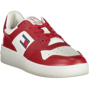CZERWONE BUTY SPORTOWE MĘSKIE TOMMY HILFIGER