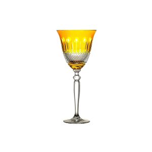 Crystal Julia Kieliszek do wina kryształowy bursztynowy