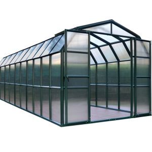 Rion Szklarnia plastikowa Grand Gardener 410 Zielony 639x267x238 cm łącznie z podstawą