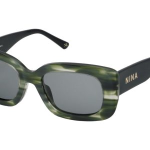 Okulary NINA RICCI SNR262530VBT. Okulary przeciwsłoneczne, Kolor zielony. Kobieta.