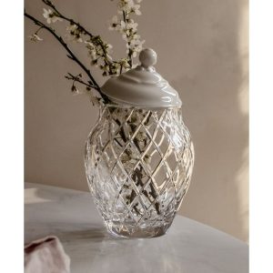 Crystal Julia Pojemnik kryształowy Blanca 17,5 cm