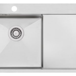 Alveus QUARTO 30 SAT zlewozmywak 90-078X48 + syfon