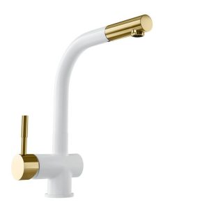 BATERIA KUCHENNA GLOBALO LOBIO WHITE/LIGHT GOLD MAT  RING 1.1 Użyj kodu 9GLB24 i płać mniej