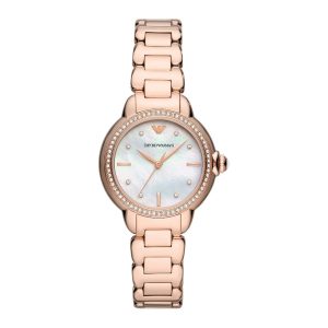 Zegarek ARMANI AR11523. Kwarcowy, Kolor czerwony. Kobieta.