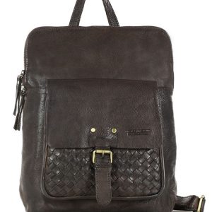 Plecak torebka 2w1 skóra naturalna - MARCO MAZZINI smooth czekoladowy brąz