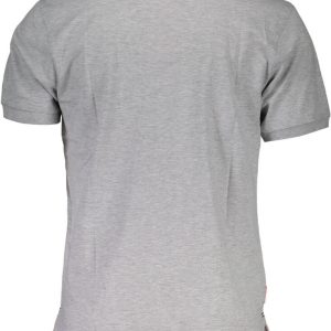SLAZENGER T-SHIRT Z KRÓTKIM RĘKAWEM MĘSKI SZARY